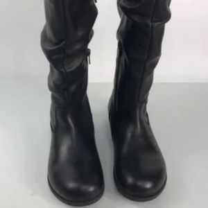 Birkenstock Sarnia Black Mid-calf Natural Leather Boots Size 39 (US 8 - 8 1/2)